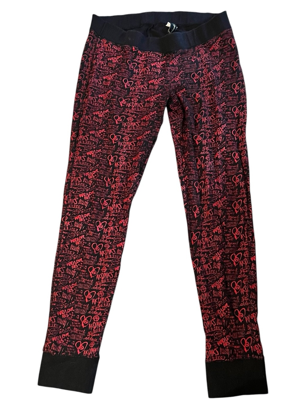 Vintage y2k early 2000s graphic print leggings